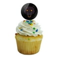 thumbnail image 2 of Black Panther Leopard Jaguar Face Tribal Cupcake Picks Toppers Decoration Set of 6, 2 of 3