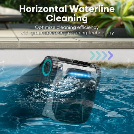 Aiper - Scuba N1 Pro Cordless Robotic Pool Cleaner for In-Ground Pools up to 2150sq.ft, Pool Vacuum with Infrared Sensors - White