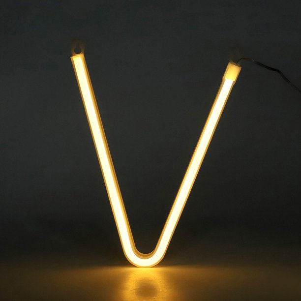 Alphabet Light,LED Neon Alphabet Letter LED Letter Lamp Neon Letter Light CuttingEdge Features