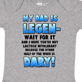 thumbnail image 4 of Inktastic Legendary Dad Boys or Girls Baby Bodysuit, 4 of 5