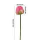 thumbnail image 3 of Simulación Plástica 1 unidad de arreglo floral artificial de loto de plástico rosa oscuro para decoración del hogar,mueble de TV o pecera. Rkxzt, 3 of 9