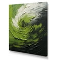 thumbnail image 2 of Designart "Dreamy Green Serene Spiral I" Abstract Spirals Wall Art Prints, 2 of 7