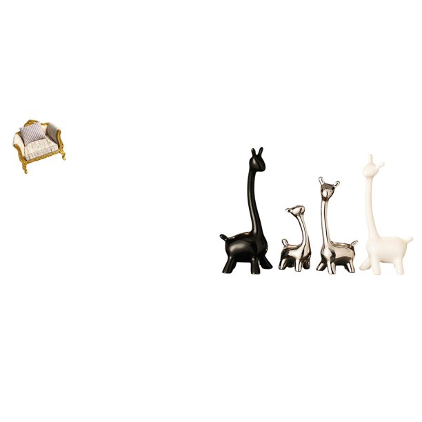 sofá de casa de muñecas,Muebles de casa de muñecas,modelo de sofá de casa de muñecas,decoración,Accesorios para casa de muñecas,sofá,miniaturas,juguetes,Estatua de alce y ciervo,Estatua