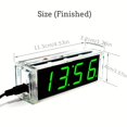thumbnail image 2 of DIY Clock Kit Digital Tube Display Date Week Temperature Alarm DS1302 Chip Soldering Project Learning Diy Electronic Kit, 2 of 5