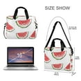 thumbnail image 3 of FORMRS 16" Laptop Sleeve Bag Carrying Case with Handle Travel Shoulder Briefcase, Watermelon Pattern, 3 of 8