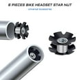 thumbnail image 2 of 6 PCS Bike Headset Star Nut - Universal Accessories for Forks 1-1/8 Inch 28.6mm for Mountain Bicycle Road Bicycle MTB, 2 of 5