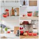thumbnail image 3 of Home Storage 2Pcs Glass Sealed Jar for Grain Tea Food Containers, 3 of 3