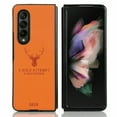 thumbnail image 2 of GREHOME For Samsung Galaxy Z Fold 3 5G Luxury PU Leather Elk Christmas Deer Case Cover, 2 of 6