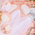 thumbnail image 4 of Detachable Polyester Wedding Dress Straps Bridal Tulle Shoulder Straps White 976x130x3mm, 4 of 6