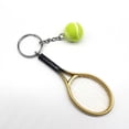 thumbnail image 1 of Llavero de tenis Colgante de llavero de tenis Manualidades Llavero de tenis Regalo, 1 of 5