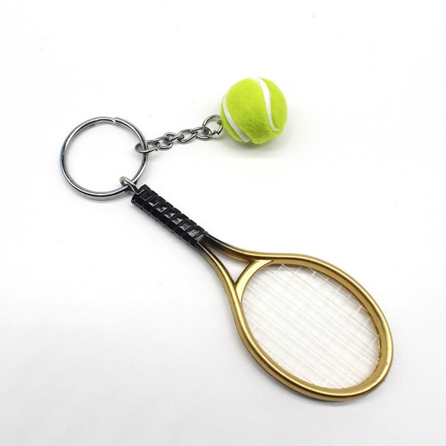 Llavero de tenis Colgante de llavero de tenis Manualidades Llavero de tenis Regalo