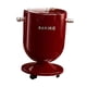 thumbnail image 2 of Contenedor de basura móvil con ruedas y tapa, decorativo. Rojo, 2 of 8