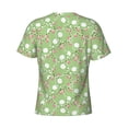 thumbnail image 6 of Vsdgher Cute Frog2 Print Men's Dry Fit Mesh Athletic Shirts Moisture Wicking Tennis T-Shirt Tops, 6 of 9