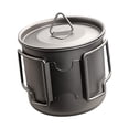 thumbnail image 1 of Almencla Titanium Pot Backpacking Drinking Pot Bottle Titanium Tea Cup Coffee Tea Mug for 350ML, 1 of 8