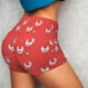 thumbnail image 4 of Balery Cartoon Rooster Pantalones cortos de entrenamiento estampados para mujer, sin costuras, ajustados, para gimnasio, yoga, correr, deportes, ejercicio activo, fitness.-Large, 4 of 8