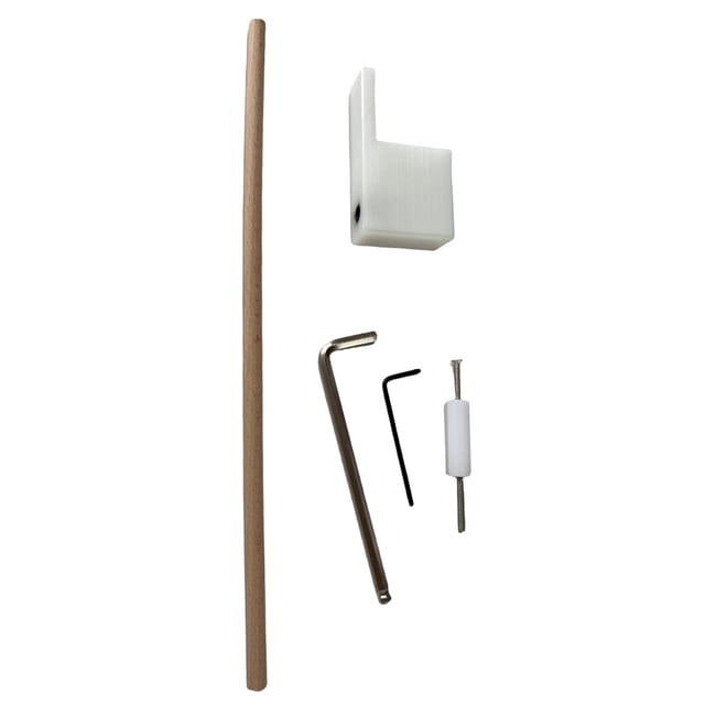 BELOVING Guitar Bridge Pins Repair Set Compact Portable Professional Maintenance Tool White