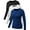 19# 3Pack:Black+Blue+White, variant on NELEUS Womens Compression T Shirt Athletic Running Dry Fit Long Sleeve 3 Pack,Blackish Green Purple Light Pink,US Size S