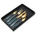 thumbnail image 5 of RnemiTe-amo Deals！Dinner Forks Cutlery Set 5-piece Stainless Steel Cutlery Set Knife Spoon And Fork Set Cutlery Set Mirror Polished Smooth Edges Hand Wash Recommended, 5 of 7