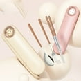 thumbnail image 3 of Compact Cutlery Set Camping Cutlery Set Lunchbox Non-slip Chopstick Tips, 3 of 11