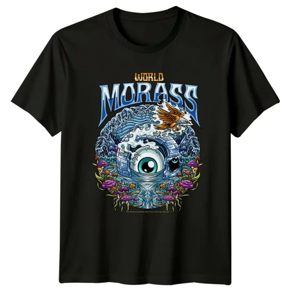 WORLD MORASS Fantasy Surreal Mens T-Shirt Womens Tee Graphic Art Top