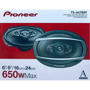 Pioneer A-Series TS-A6980F 6x9" 4-Way 650 Watts Peak Power Coaxial Car Audio Speakers (Pair)
