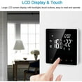 thumbnail image 3 of 16A Digital Thermostat, LCD Display, Touchscreen, Programmable, for Home, School, Office, Hotel, White, 3 of 5