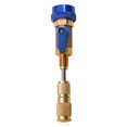 thumbnail image 1 of Instalador y extractor rápido de núcleos de válvulas R134A de sitedv88, ajustable para automóviles. Azul de baja presión, 1 of 8