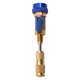 thumbnail image 1 of Instalador y extractor rápido de núcleos de válvulas R134A de sitedv88, ajustable para automóviles. Azul de baja presión, 1 of 8