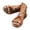 Orange, variant on Modisza Open Toe Bohemia Platform Sandals Flower Ankle Strap Wedge Slide Sandal Summer Dressy Low Heels Beach Walking Shoes Beige 6