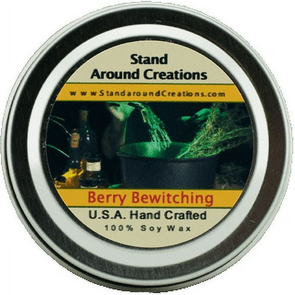 BERRY BEWITCHING TIN 2-OZ. ALL NATURAL SOY CANDLE