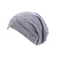 thumbnail image 5 of Jumpingount Sombreros de invierno con forro de satén para mujer, diseño elástico, quimioterapia de moda, regalos transpirables, suministros de uso, gris gris oscuro 2piezas Jumpingount CBP393735, 5 of 5