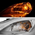 thumbnail image 5 of AKKON - Fits 2014-2016 Nissan Versa Note Chrome Headlights Headlamp Pair Driver Left+Passenger Right 2014 2015 2016, 5 of 6