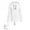 White, variant on Avoogue Women Plus Size Waterproof Rain Jacket Raincoat Packable Outdoor Hooded Windbreaker