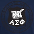 thumbnail image 3 of CafePress - Alpha Sigma Phi Black And White Seal T Shirt - Men's Classic Graphic Cotton T-Shirt, 3 of 4