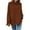 Coffee, variant on IROINNID Reduced Womens Sweater Turtleneck Pullover Sweater Solid Color Casual Mid-Length Long Sleeve Autumn and Winter Sweater Oversize High Sweater