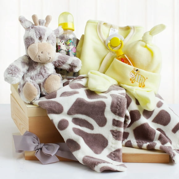 Nouveau Thème de Girafe d'Arrivée: Panier-Cadeau pour Bébé
