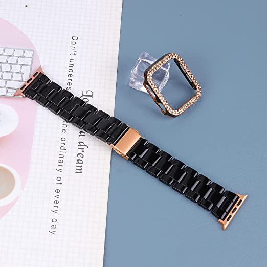 Miho Spring Summer Garden 38mm/40mm Gold Apple Watch Band - Society6