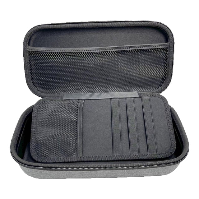 Bolsa organizadora para pelotas de golf, guantes y marcadores con cremallera y bolsillo de malla para viajes, ligera con compartimentos divididos,