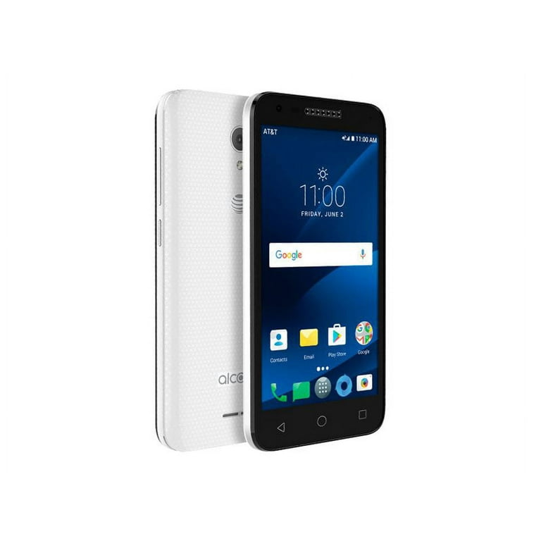 Alcatel CAMEOX 4G LTE Wireless 16GB Memory Cell Phone - Arctic