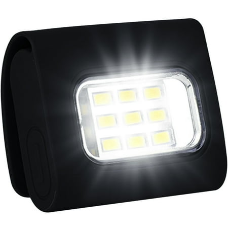 

Clip On LED Running Light Rechargeable LED Running Lamp with Strong Magnetic Clip and 400mAh Battery Waterproof LED Safety Light with 4 Lighting Modes for Camping Running Jogging