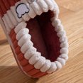 thumbnail image 6 of Slippers for Women Men 2025 Winter Plush Lined Thick Sole Non Indoor Slipper House Slippers, 6 of 8