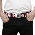 thumbnail image 3 of Buckle-Down Belt, Seatbelt Buckle Belt, Hot Dogs, 30 to 44 Inches, 3 of 9