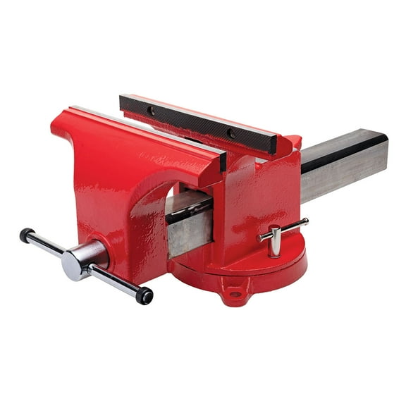 Yost Vises Model 912-AS Bench Vise All Steel 360 Degree Swivel Base 12 Inch Wide Jaw Red