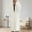 White, variant on Long Fuzzy Cardigan for Women Oversized Open Front Solid Color Hooded Sweater Long Sleeve Soft Cozy Warm Trendy Coat