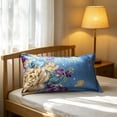 thumbnail image 4 of chaungfeng Extra-large Home Printed Spring Flowers Pillow Cases 2 Pack 20x30 inches - Skines-friendly and Breathable Pillow Cases Set of 2 for Bedroom Bedding, Gifts for Women Men (D), 4 of 6