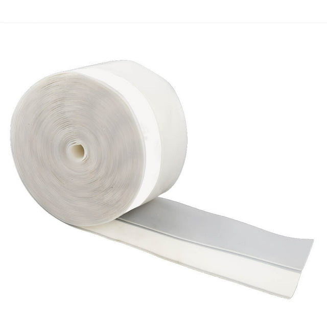 Tira de sellado autoadhesiva semitransparente Nikou para puertas y ventanas 5 m 45 mm