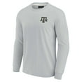 thumbnail image 2 of Unisex Fanatics Gray Texas A&M Aggies Elements Super Soft Long Sleeve T-Shirt, 2 of 3