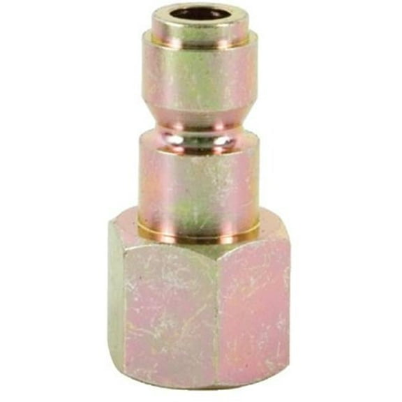 Bostitch AP-38F Auto Hose Adapter 3/8 x 3/8 in Plug x FNPT Steel Plated