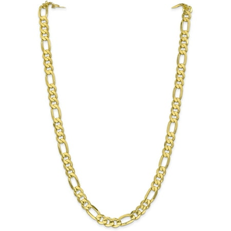 10k 8.75mm Light Concave Figaro Chain (Best Chains For Men)