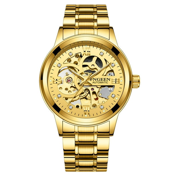 Reloj para hombre King Kong negro, reloj para hombre, resistente al agua, regalo de negocios coreano, reloj hueco con tourbillon